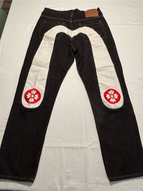 Evisu Black Lot 2000 No. 3 Selvage Jeans